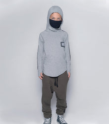 Kid | No! Patch Ninja Shirt | Black