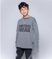 Kid | Kangaroo Sweatshirt | Dyed Grey
