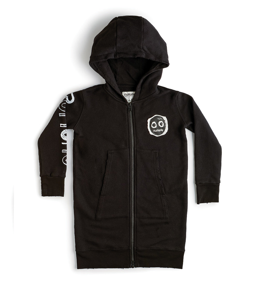 Kid | Mega Zip Hoodie | Black