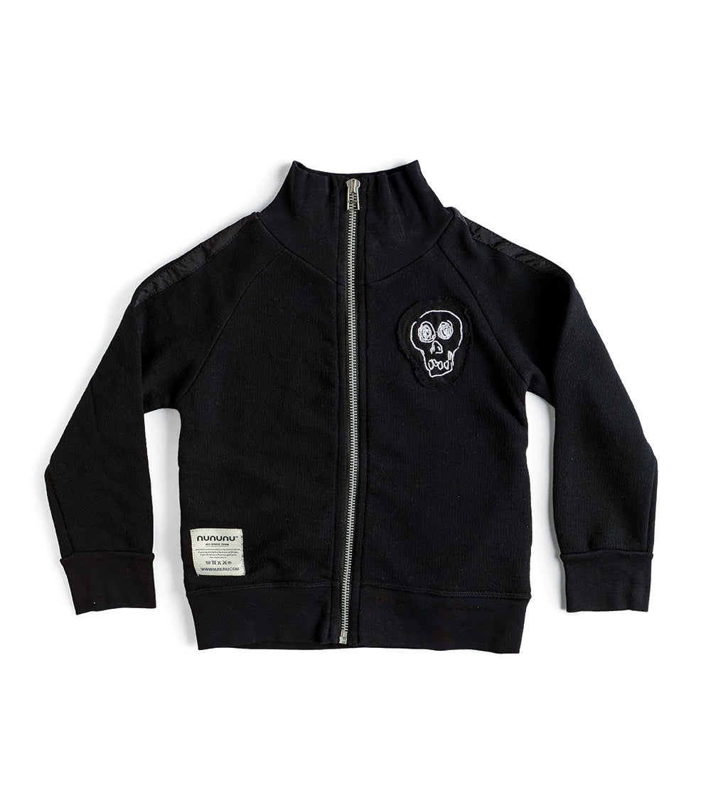 Kid | Sporty Zip Training Jacket | Black