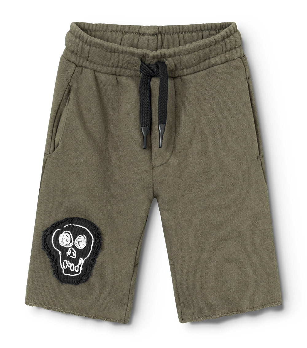 Kid | Skull Patch Smart Pants | Olive