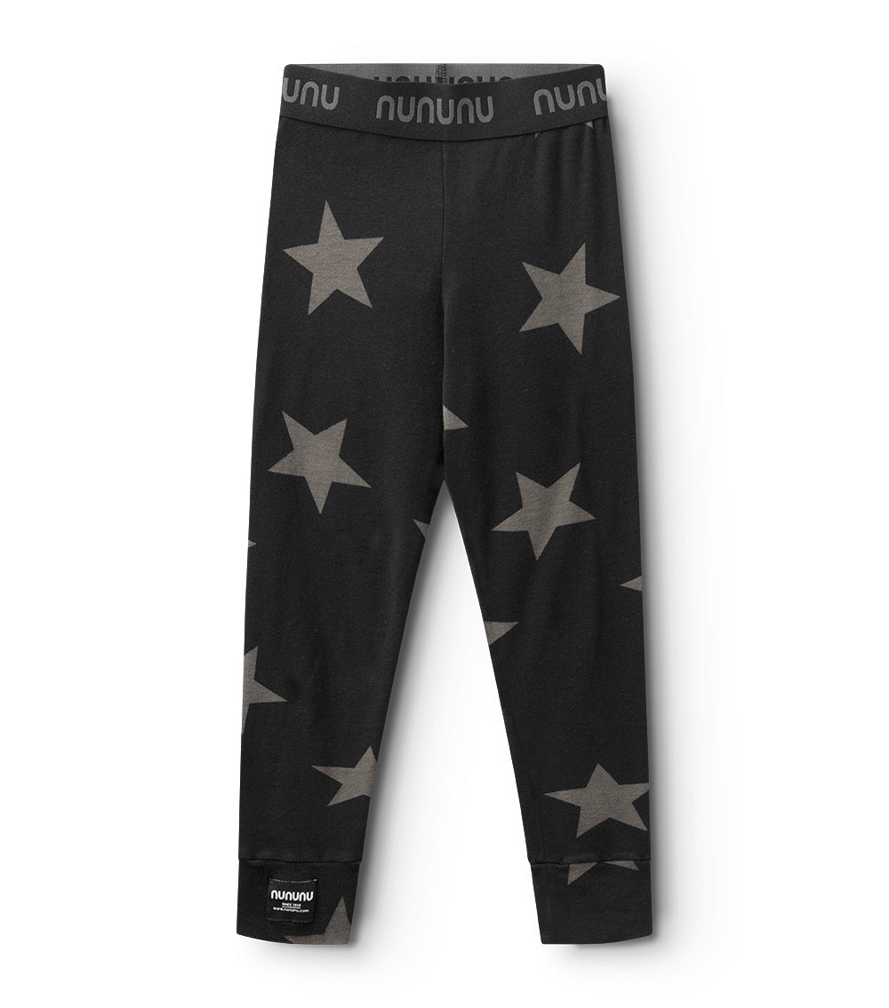 Kid | Star Leggings | Black (V2)
