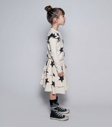 Kid | Star Multi Layered Dress | Natural
