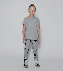Kid | Bandaid Heart Patch T-Shirt | Heather Grey