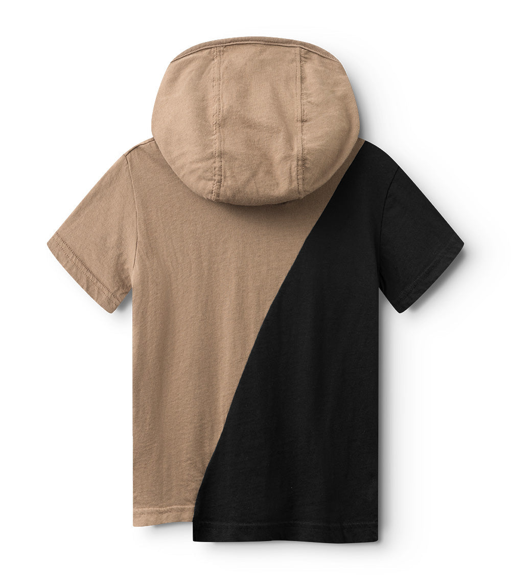 Kid | Rainbow Dude Ninja Shirt | Black x Earth Brown