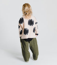 Kid | Roar Box Sweatshirt | Nude