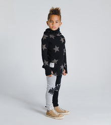 Kid | Jester Leggings | Orange x Nude