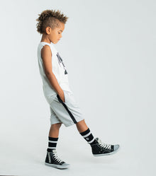 Kid | Sporty Shorts | Ice Grey
