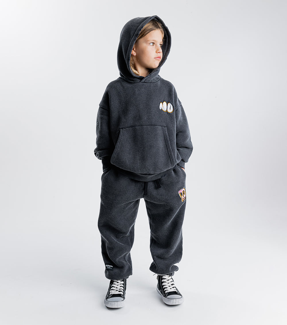 Kid | Extra Cozy Hoodie | Washed Graphite