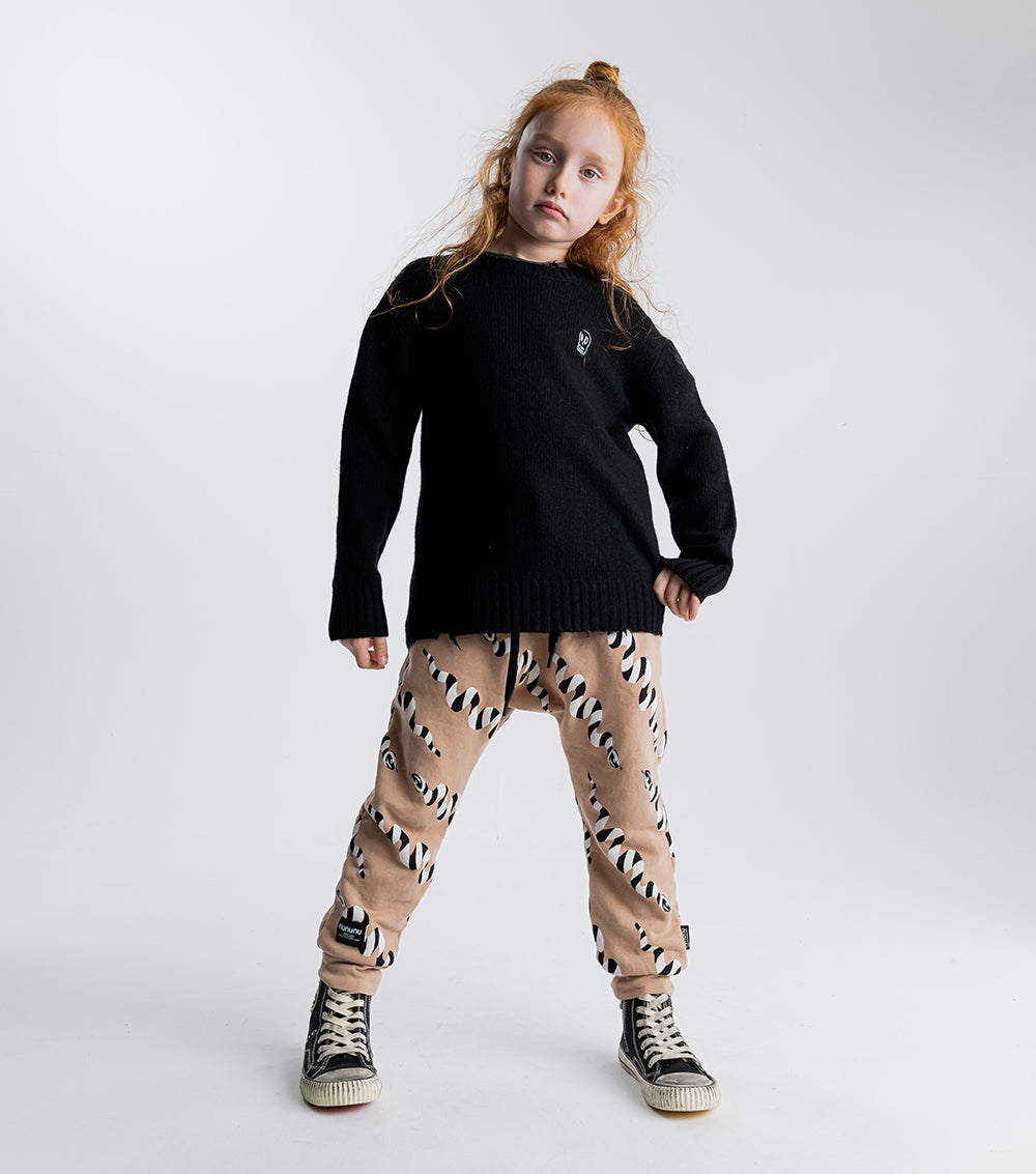 Kid | Frayed Knit | Black