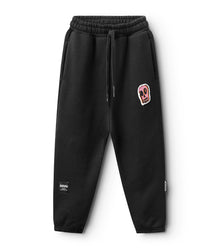 Kid | Dizzy Skull Patch Sweatpants | Black