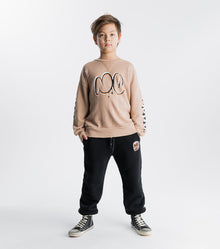 Kid | Dizzy Skull Patch Sweatpants | Black