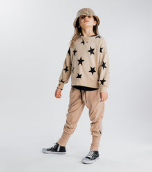 Kid | Skull Patch Light Pants | Coffee