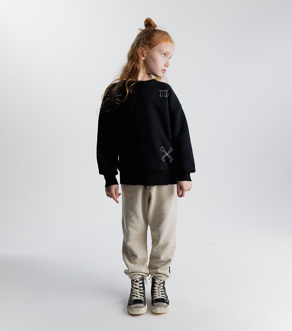 Kid | All Inked Heavy Sweatshirt | Black