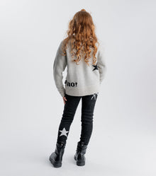 Kid | All Inked Knit Leggings | Black