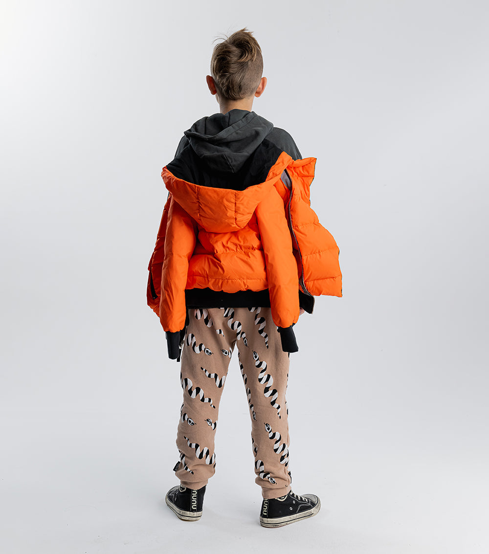 Kid | Stripey Snakes Baggy Pants | Coffee