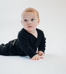 Newborn | Soft Envelope Onesie | Black