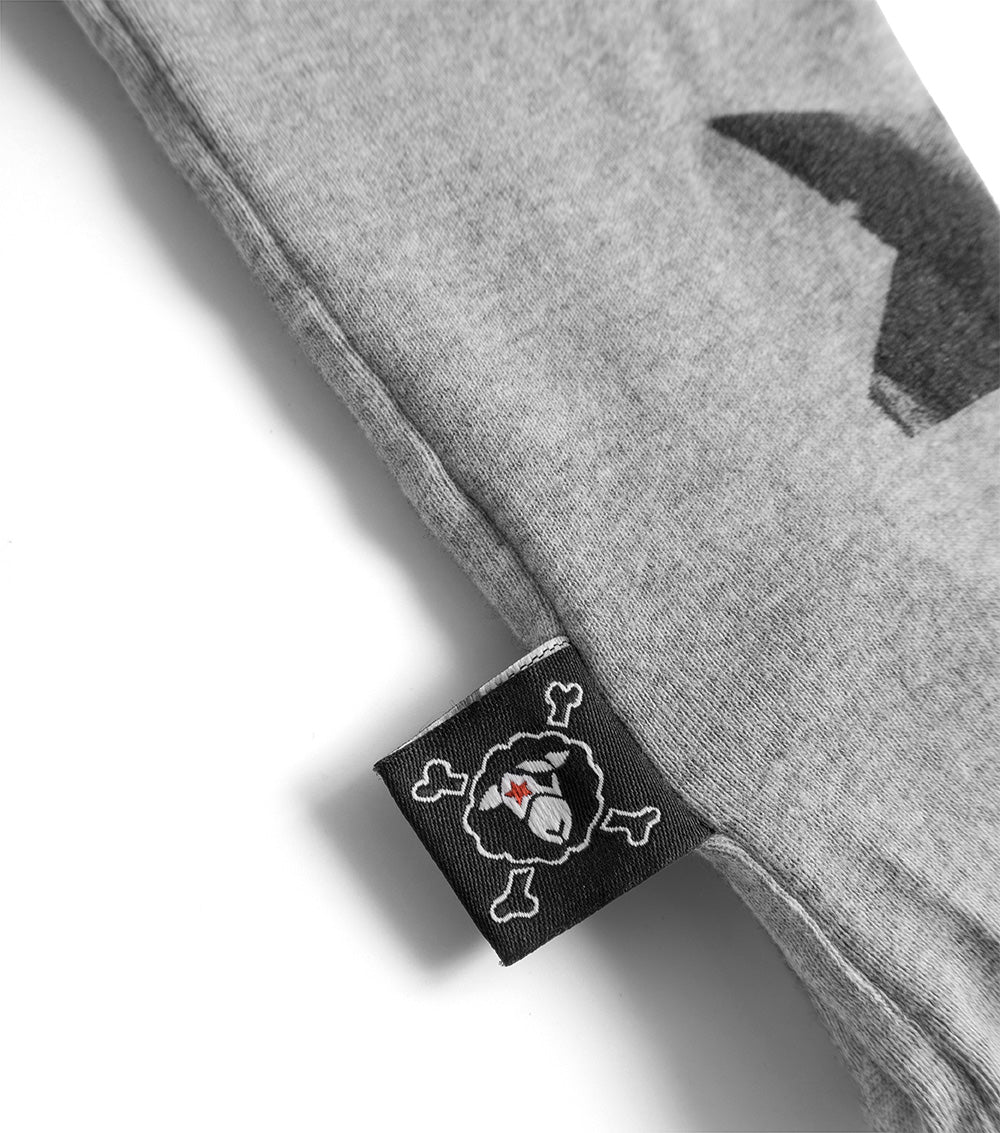 Newborn | Star Footed Leggings | Heather Grey