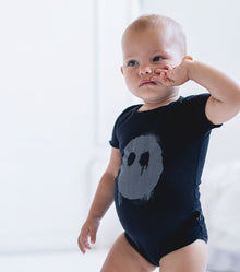 Newborn | Melting Mask Onesie | Powder Pink