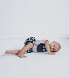 Newborn | Abc Soft Shorts | Black