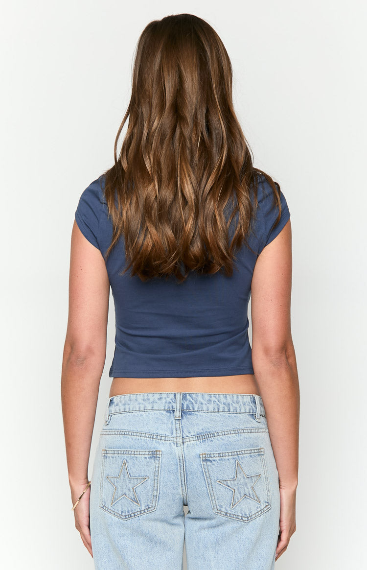 Car Baby Tee | Navy
