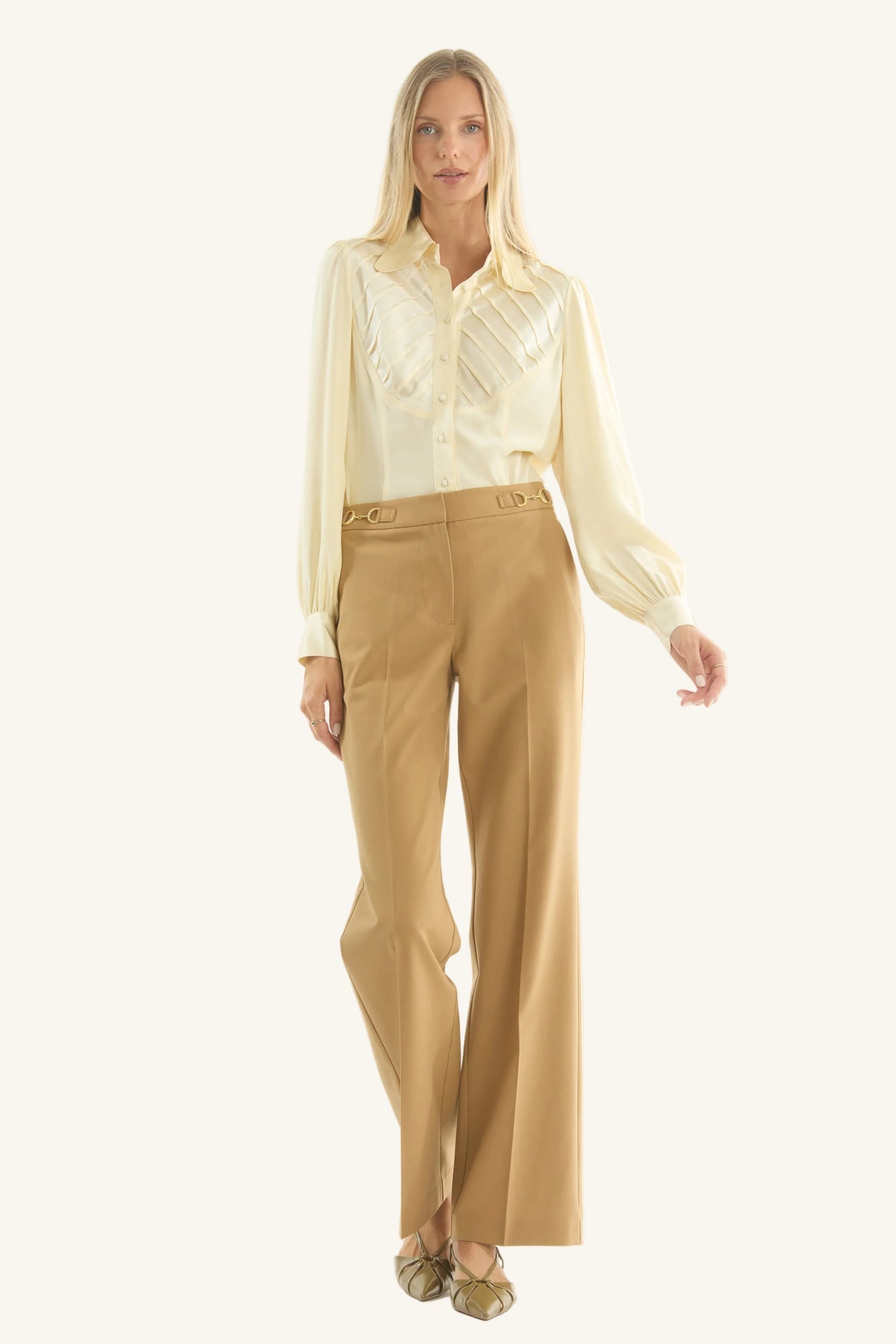 Nila Blouse | Vintage Creme