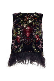 Noah Top | Black Fleur