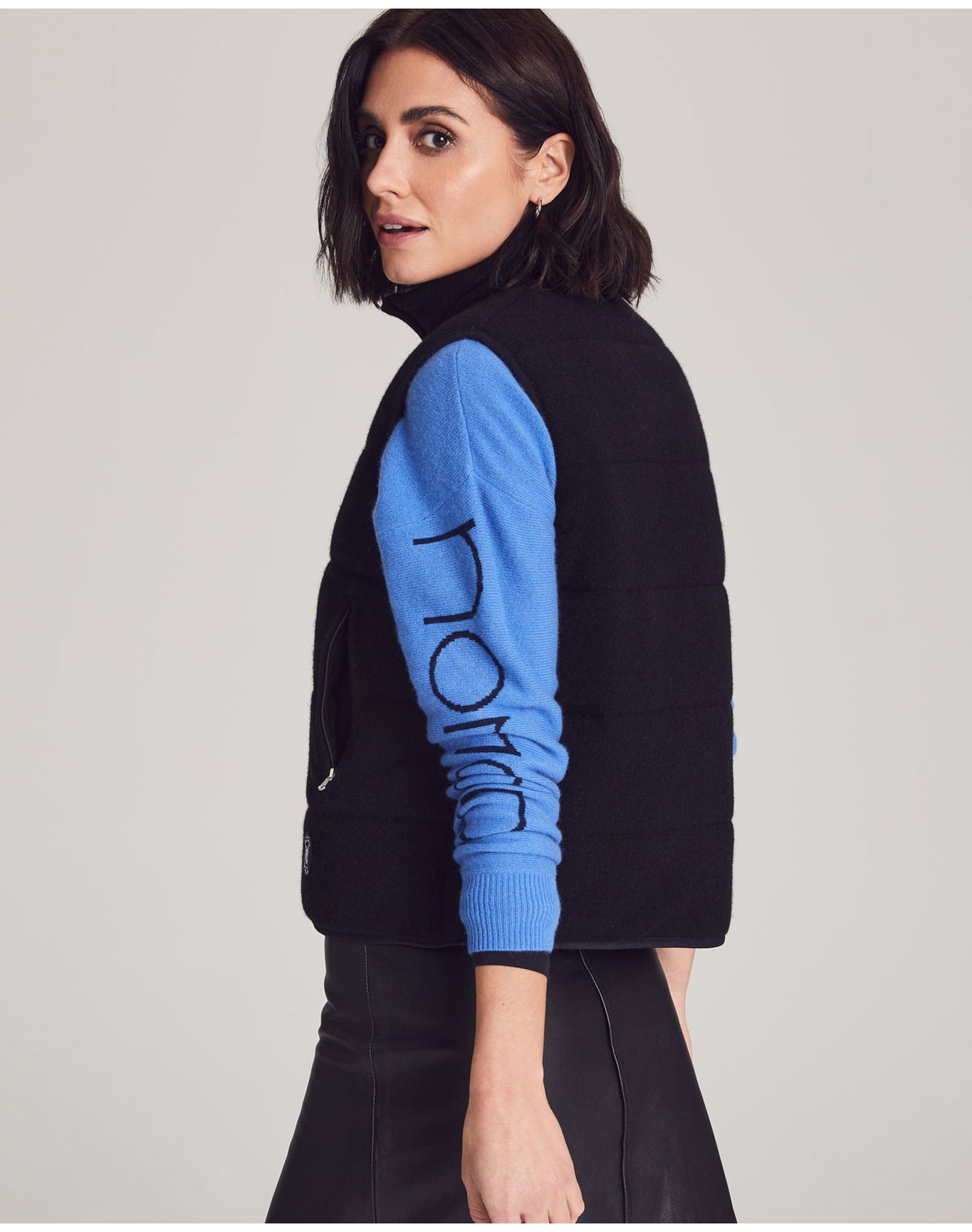 Nomad1942 | Unisex | Magnolia Quilted Vest | Black