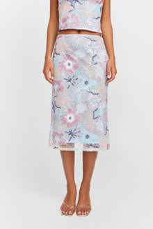 Atlas Midi Skirt | Sequin
