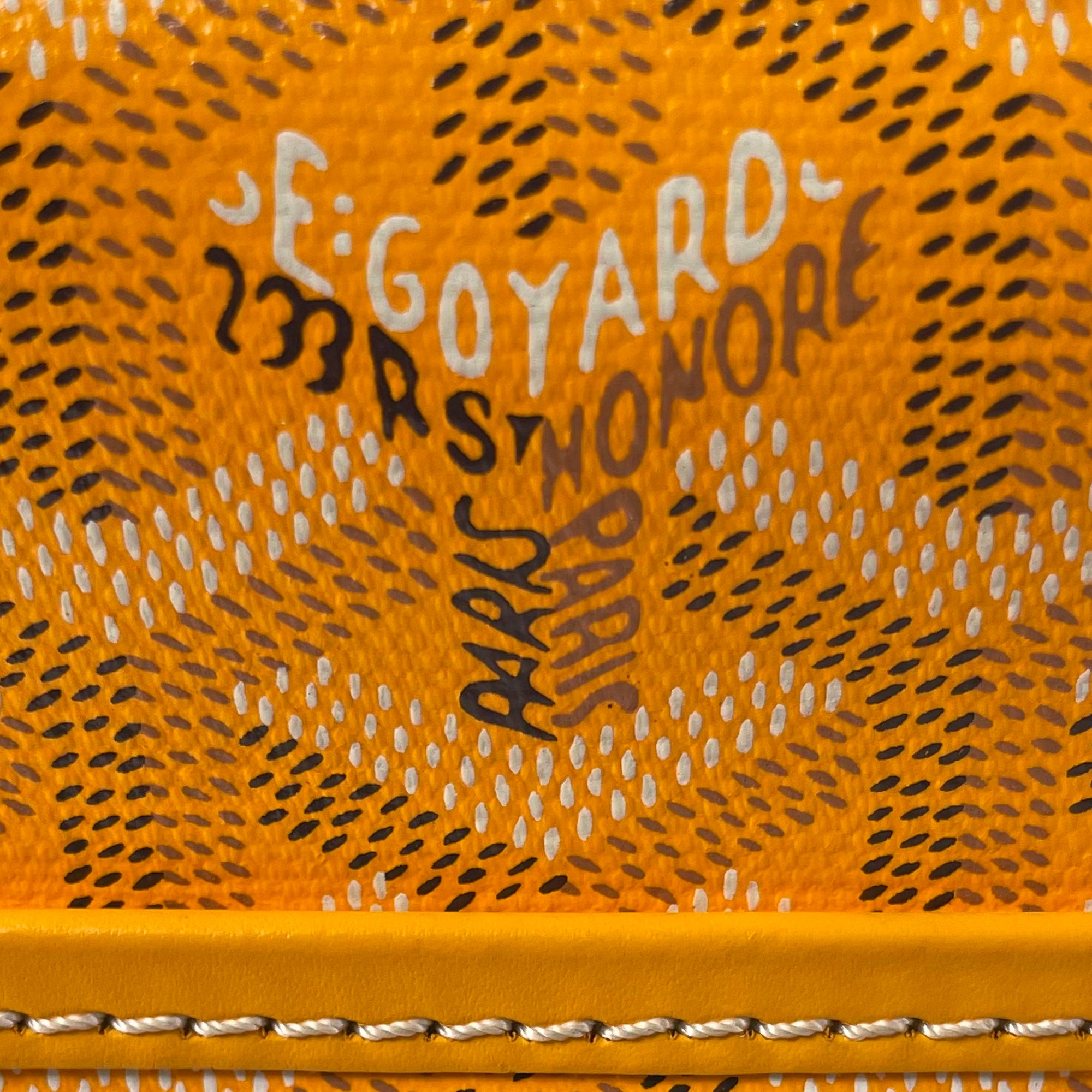 Goyard | Pre-Owned Goyardine Sac Cap Vert | Yellow