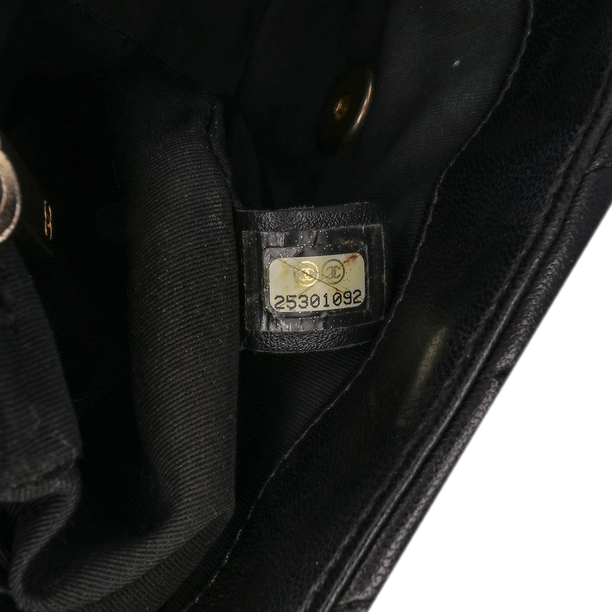 Chanel | Pre-Owned Mini Rectangular Chevron Lambskin Chain Around Flap | Black