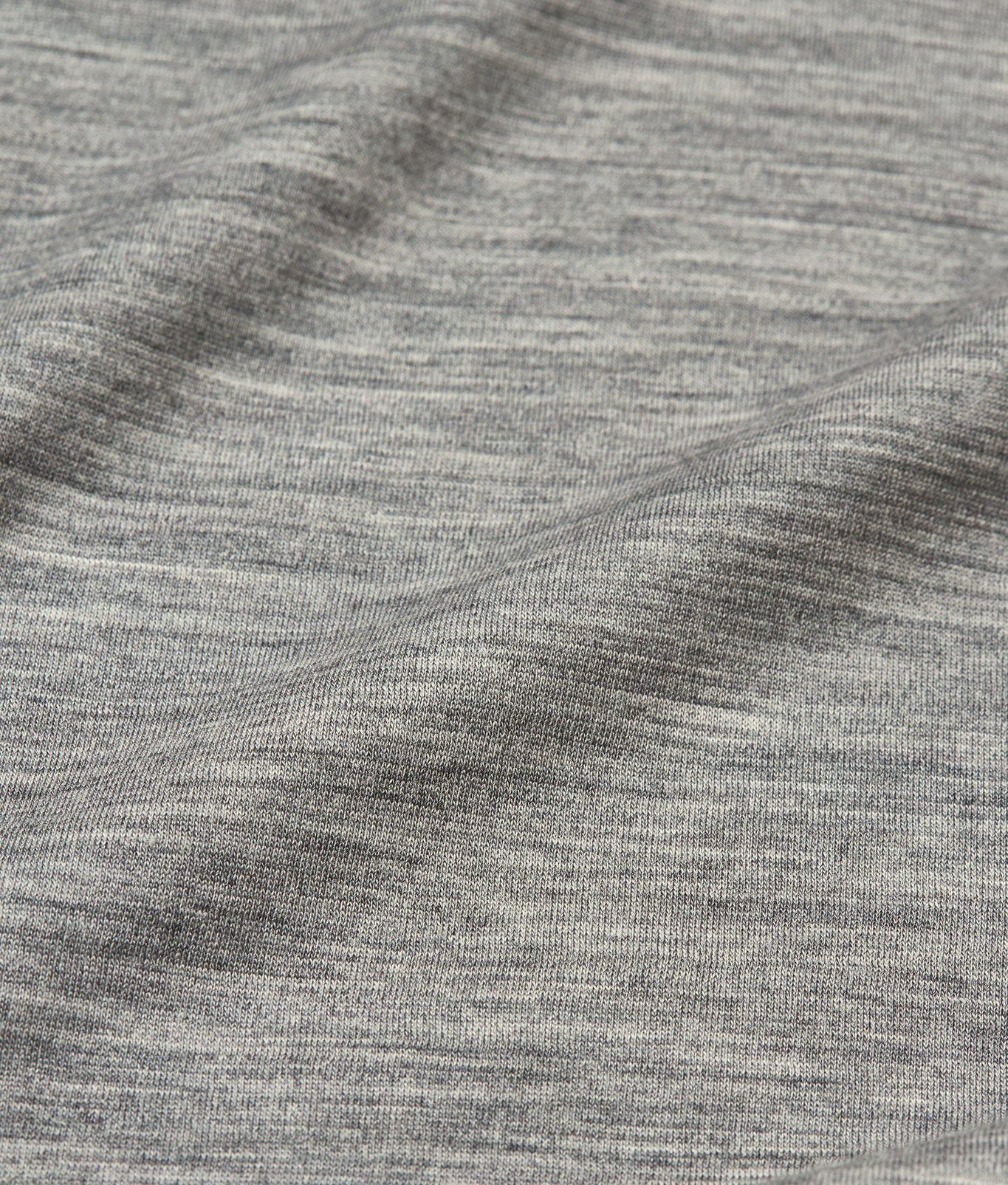 OB-T Merino Black Tailored Fit Crewneck Merino T-Shirt | Grey Melange