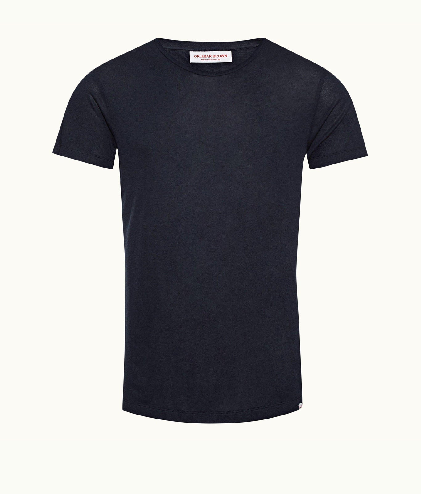 OB Classic Cashmere Tailored Fit Crew Neck Cashmere T-Shirt | Night Iris