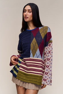 Womens | Zuri Sweater | Blue Multi