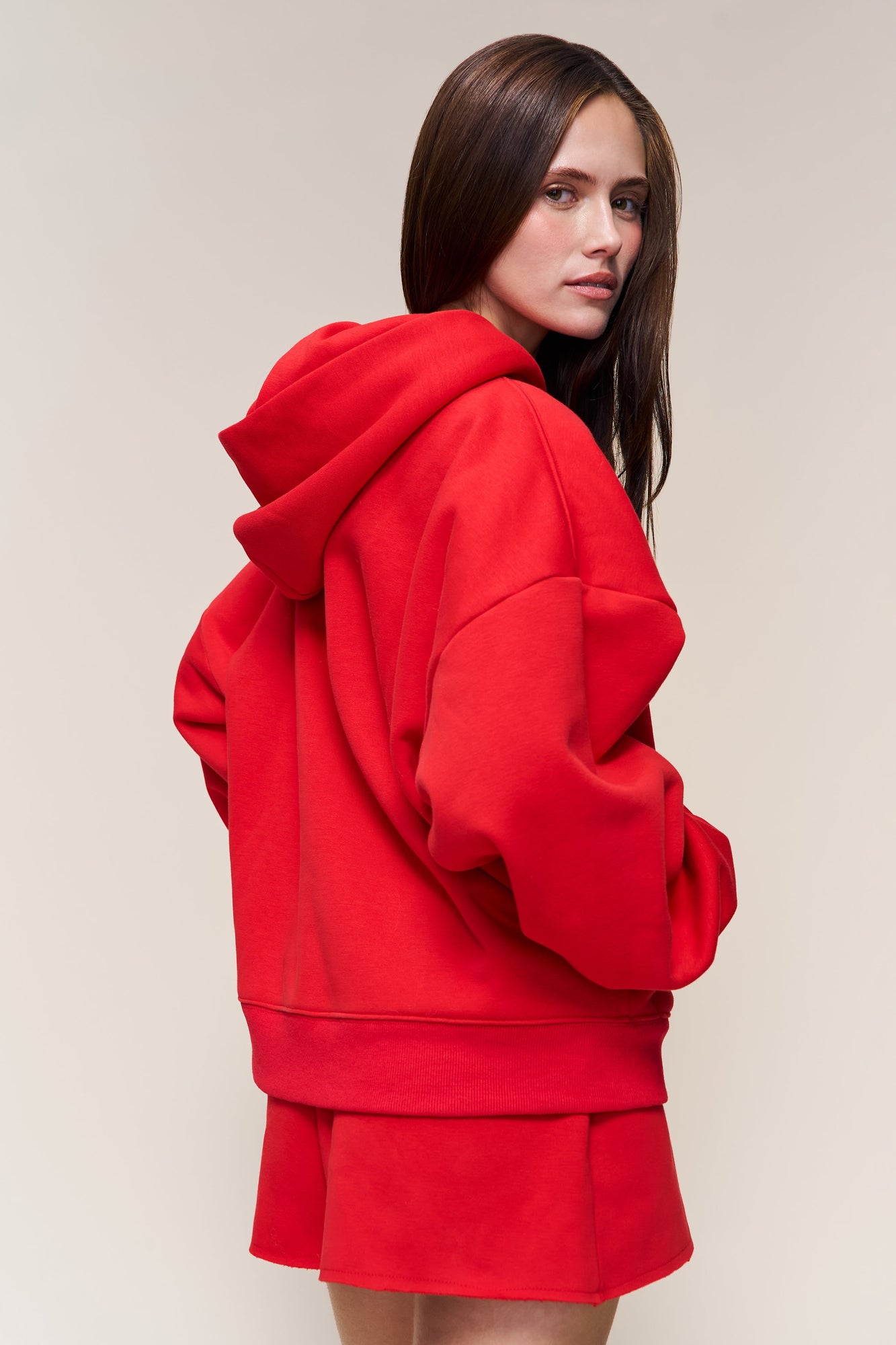 Womens | Fleece Short | Red Love