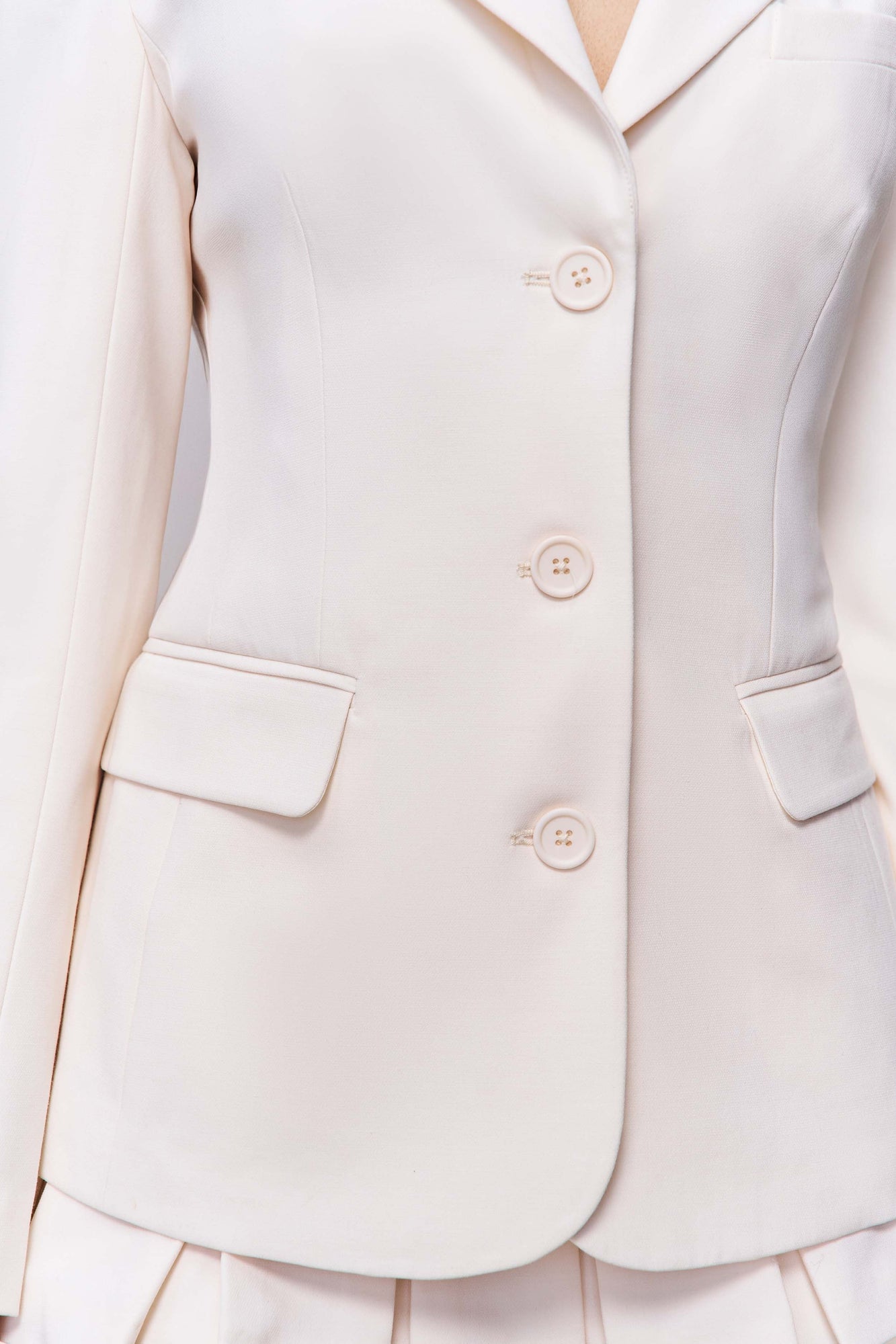 Womens | Eden Fitted Blazer | Ivory
