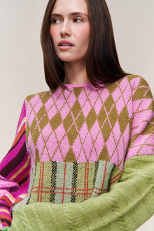 Womens | Zuri Sweater | Pink Multi