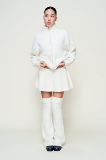 Womens | Mila Zip Up | Ivory