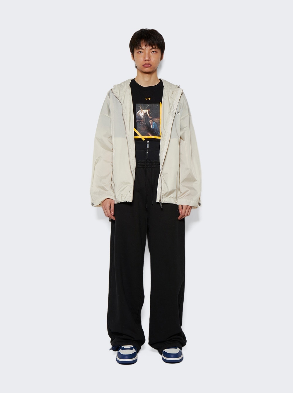 Men | Off-White | Bookish Laund Double Over Sweater | Black
