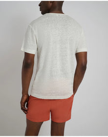 Men | Chad Linen Tee | Beige