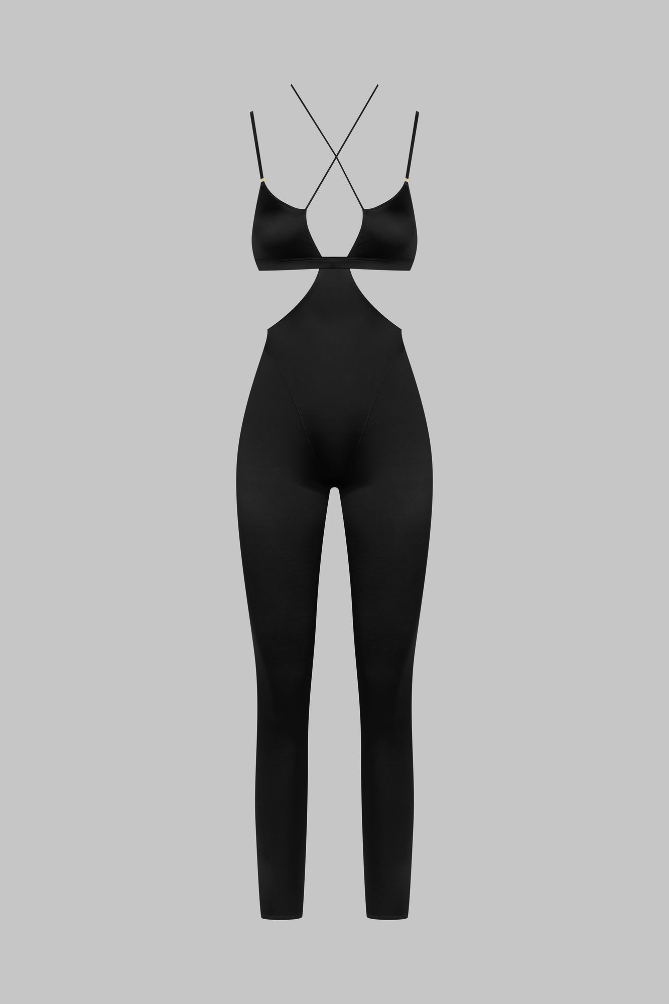Strappy Jumpsuit - French Kiss | Black