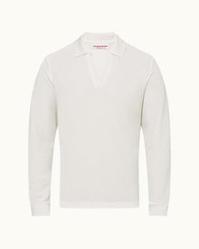 Cloud Classic Fit Towelling Polo Shirt | Cloud