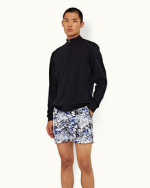 Cloud/Mazanine Ice Print Mid-Length Swim Shorts | Cloud/Mazanine