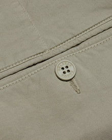 Cliff Grey Mid-Length Cotton Twill Shorts | Cliff Grey