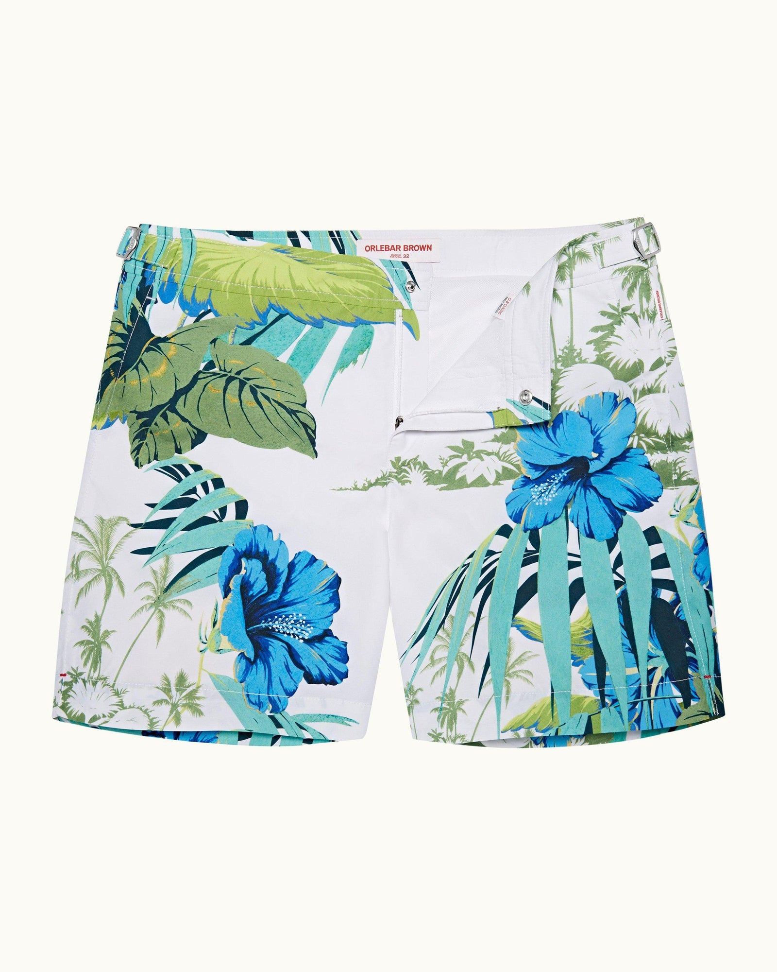 Cloud Islet Print Mid-Length Swim Shorts | Cloud