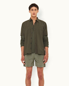 Parachute Green Ripstop Mid-Length Swim Shorts | Parachute Green