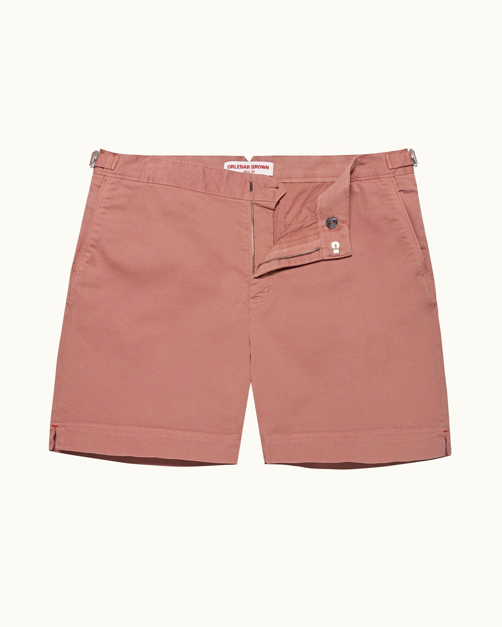 Bulldog Stretch-Cotton 007 Mauve Mid-Length Stretch-Cotton Shorts | Mauve