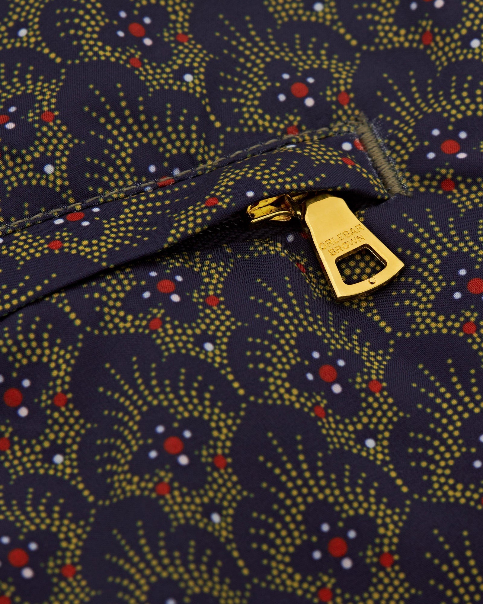 Bulldog Midnight Navy Sunny Deco Mid-Length Swim Shorts | Midnight Navy