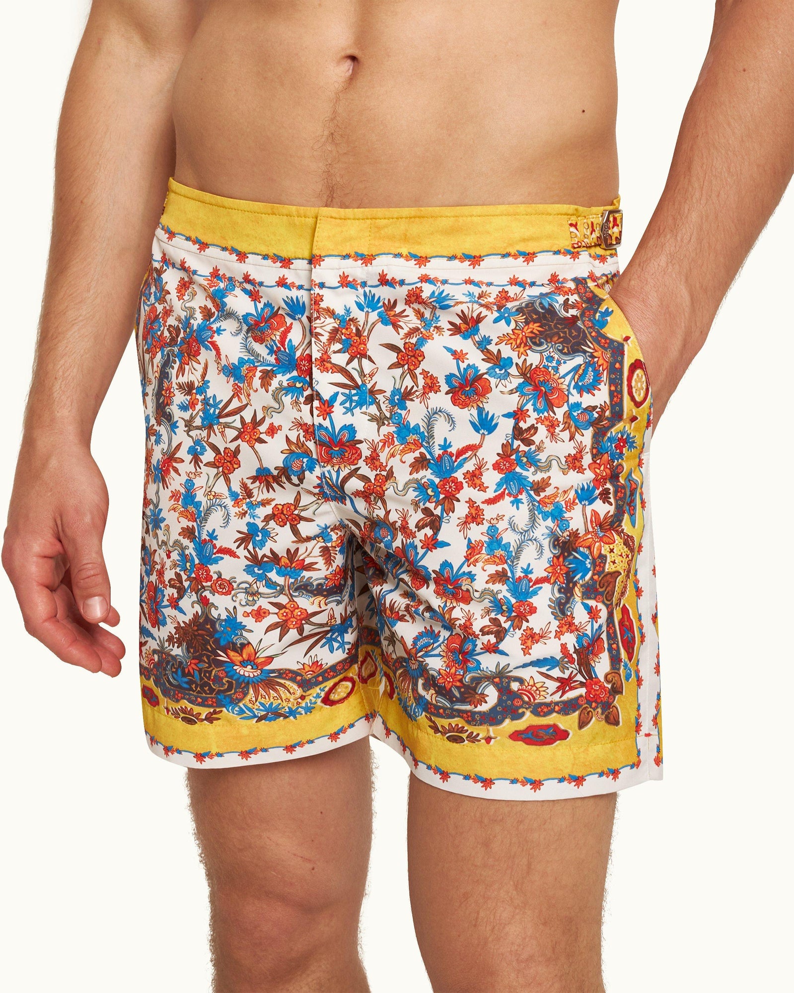 Bulldog Summer Sunset Utopia Mid-Length Swim Shorts | Summer Sunset