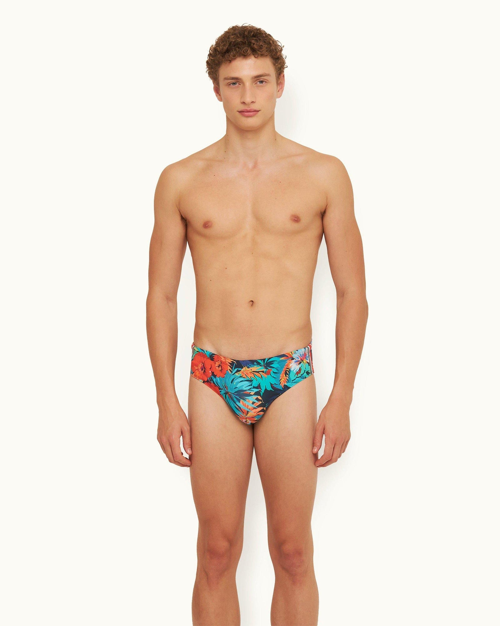 Multi Anemone Classic Swim Briefs | Multicolour